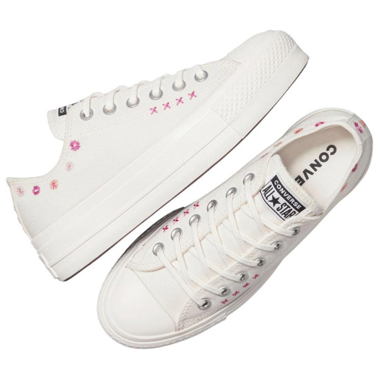 Converse Chuck Taylor All Star Lift Floral Embroidery Low Top